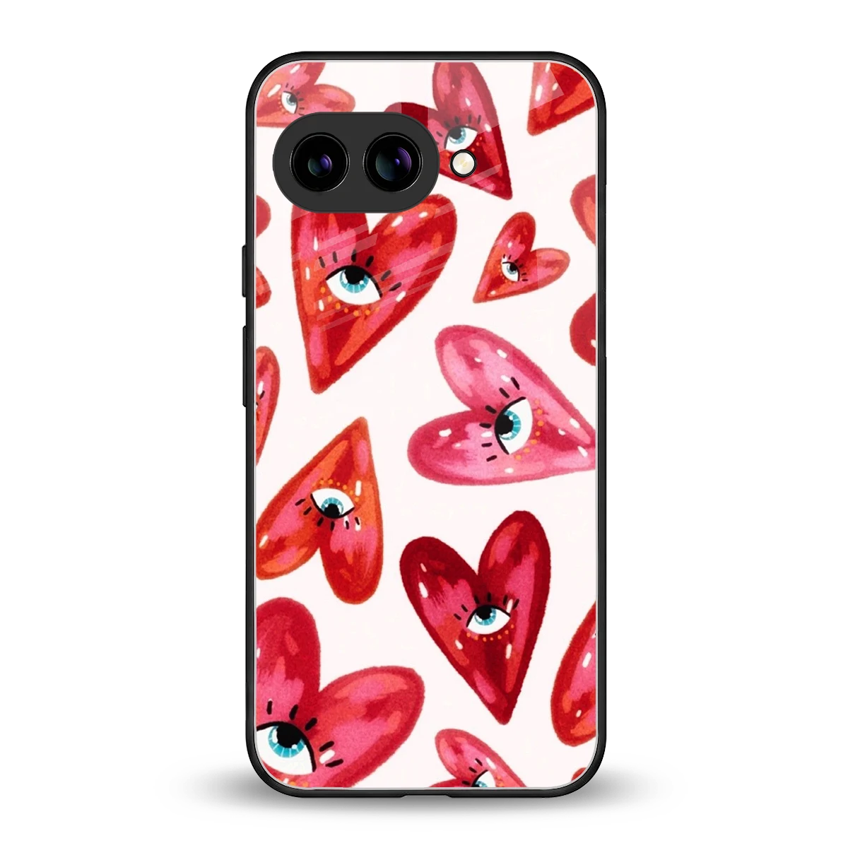 Lash Love back phone cover | glass case for google pixel 10a