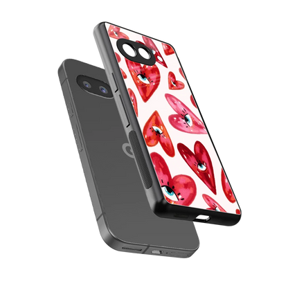 Lash Love sleek google pixel 10a cover with tempered glass back and TPU edges