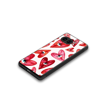 Lash Love stylish phone case for google pixel 10a | glossy glass and slim fit