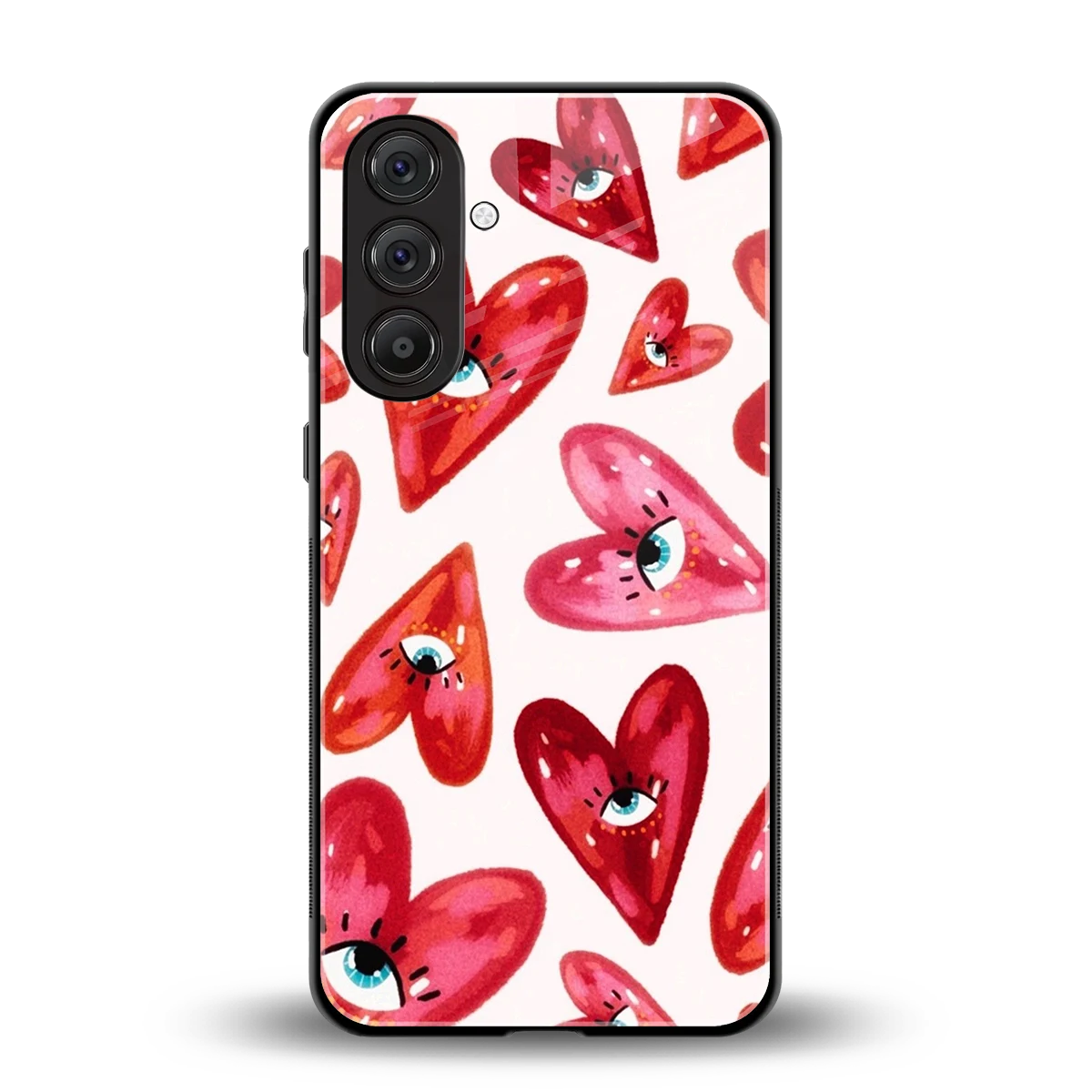 Lash Love back phone cover | glass case for samsung galaxy m35 5g