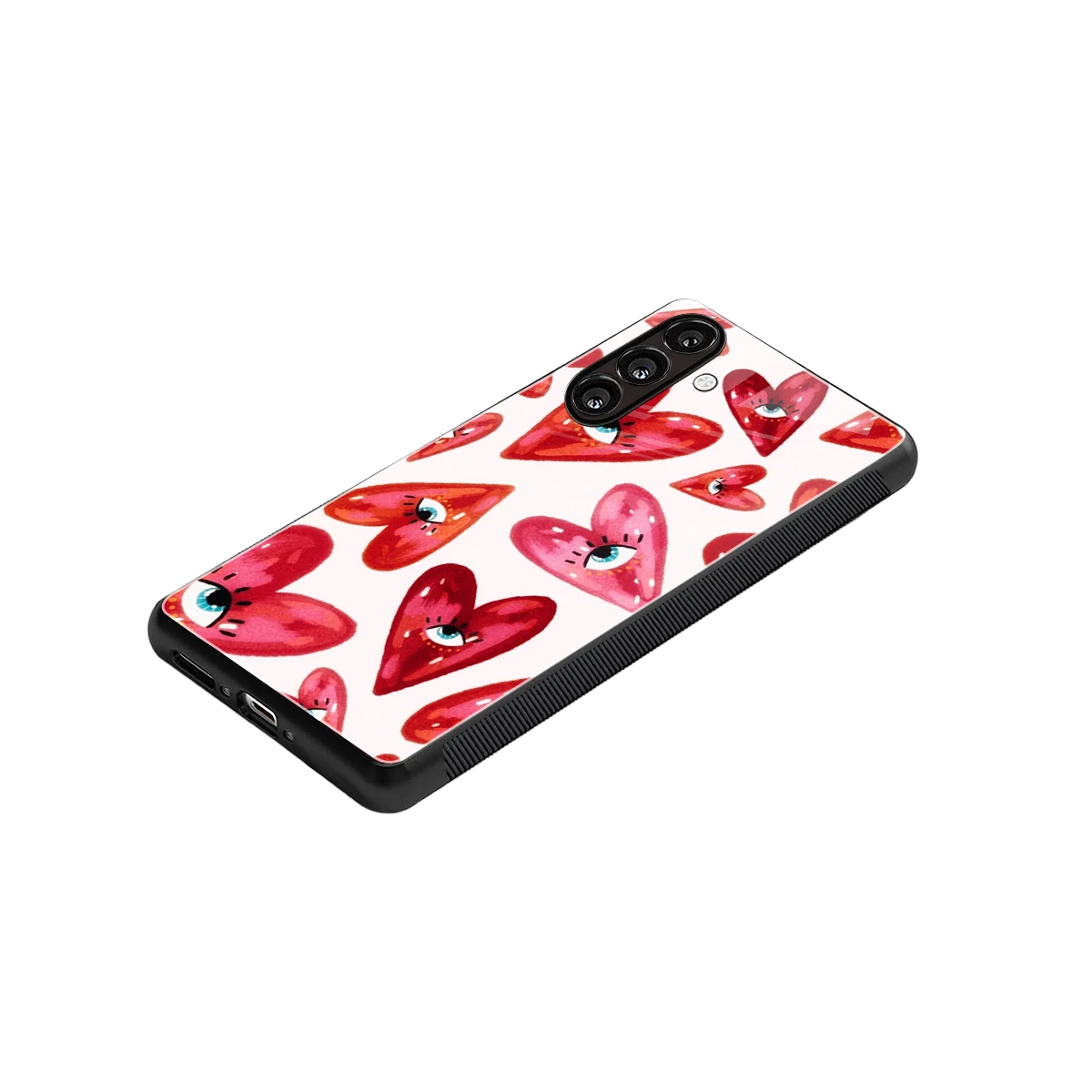 Lash Love stylish phone case for samsung galaxy m35 5g | glossy glass and slim fit