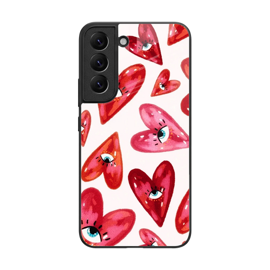 Lash Love back phone cover | glass case for samsung galaxy s22