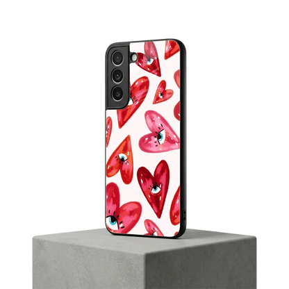 Lash Love samsung galaxy s22 mobile cover | shockproof glass phone case