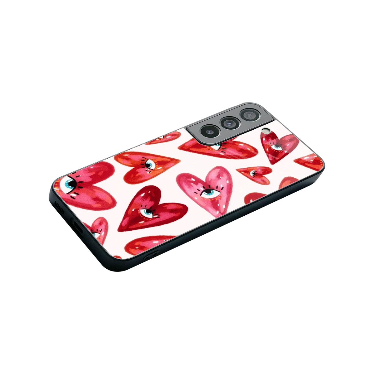 Lash Love stylish phone case for samsung galaxy s22 | glossy glass and slim fit
