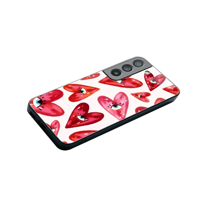 Lash Love stylish phone case for samsung galaxy s22 | glossy glass and slim fit