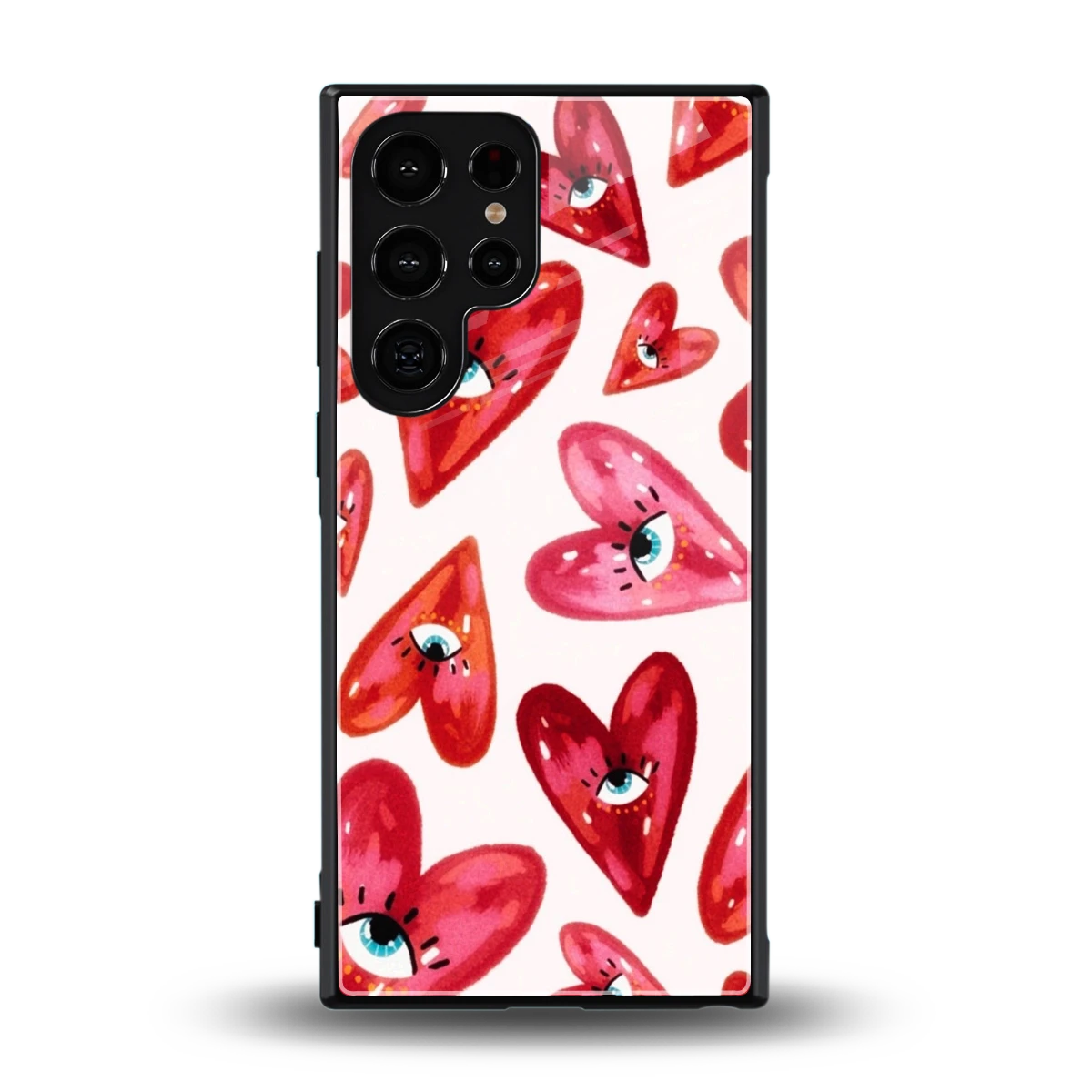 Lash Love back phone cover | glass case for samsung galaxy s24 ultra