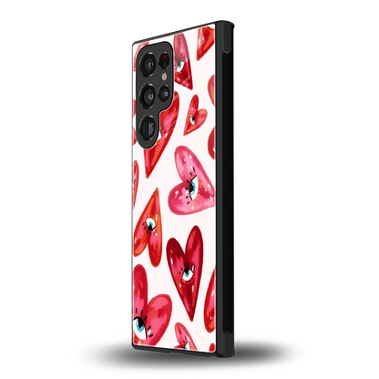 Lash Love samsung galaxy s24 ultra mobile cover | shockproof glass phone case