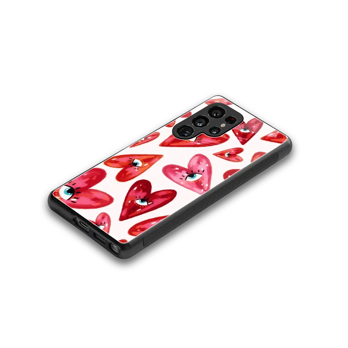 Lash Love stylish phone case for samsung galaxy s26 ultra | glossy glass and slim fit