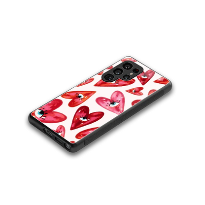 Lash Love stylish phone case for samsung galaxy s26 ultra | glossy glass and slim fit