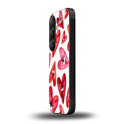 Lash Love samsung galaxy s24 mobile cover | shockproof glass phone case