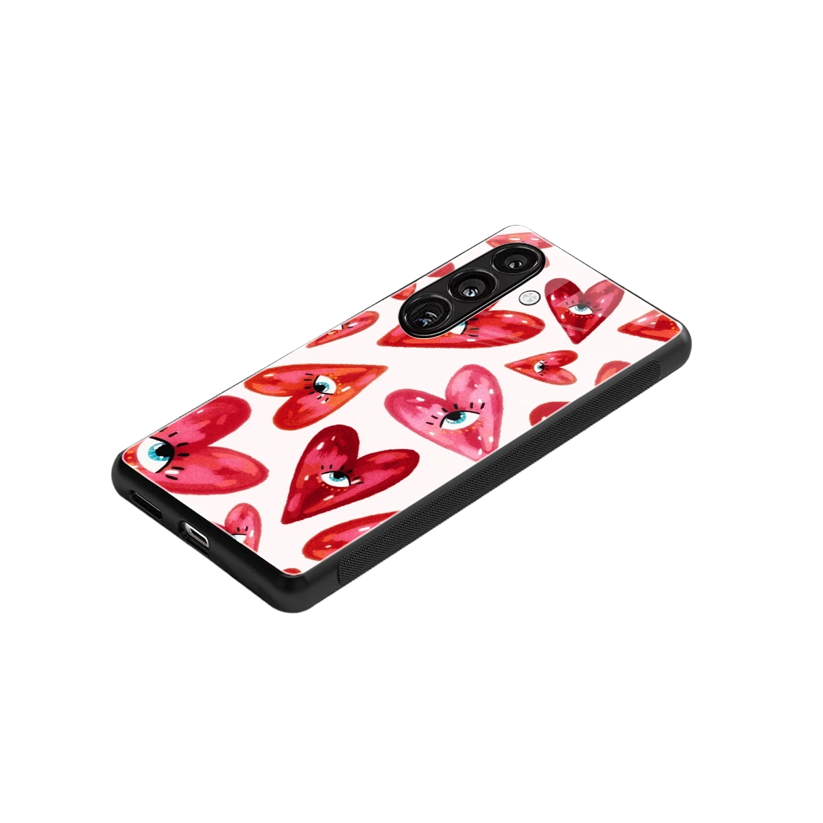 Lash Love stylish phone case for samsung galaxy s24 | glossy glass and slim fit