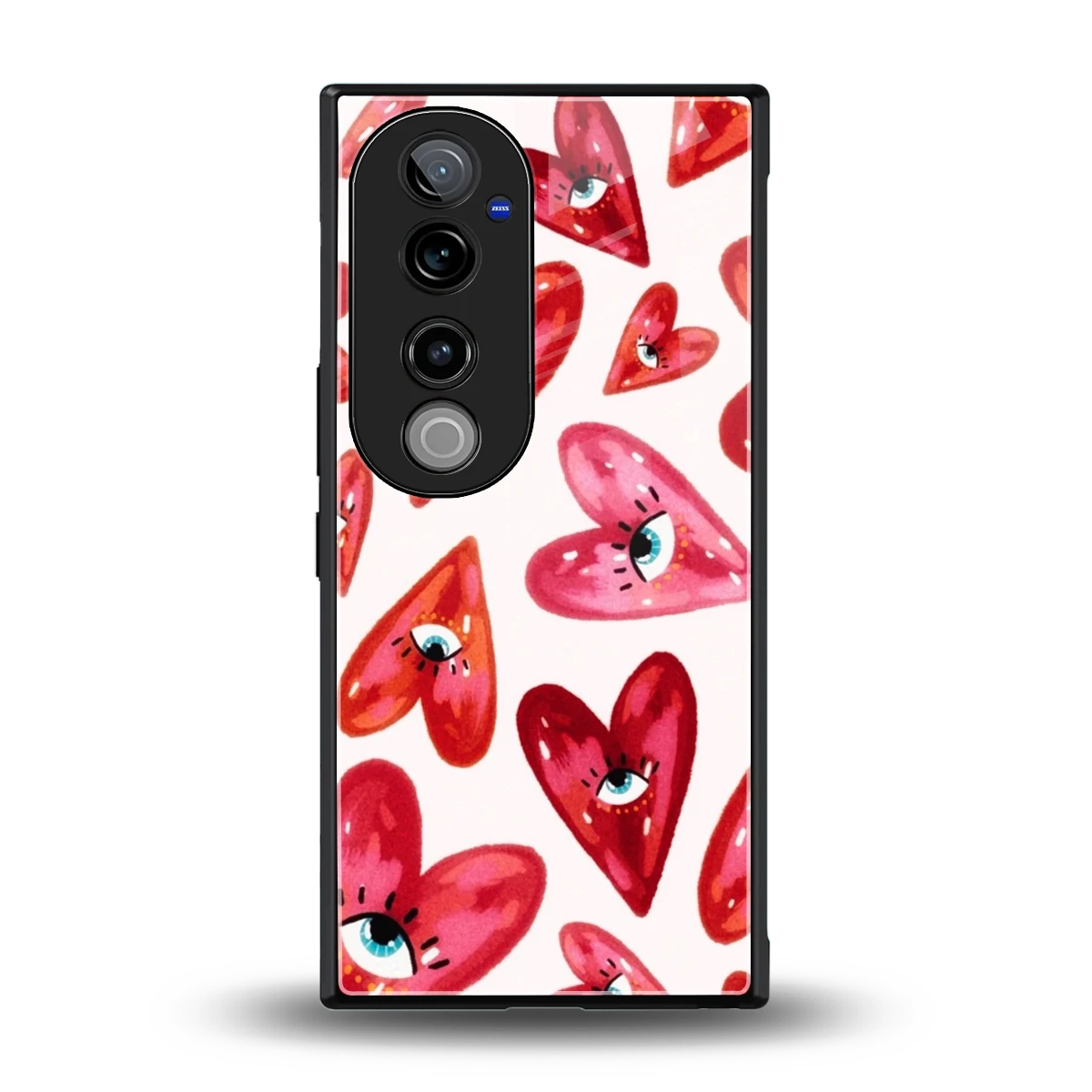 Lash Love back phone cover | glass case for vivo v40 pro
