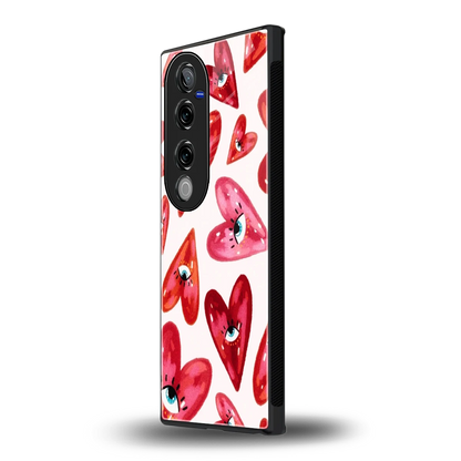 Lash Love vivo v40 pro mobile cover | shockproof glass phone case