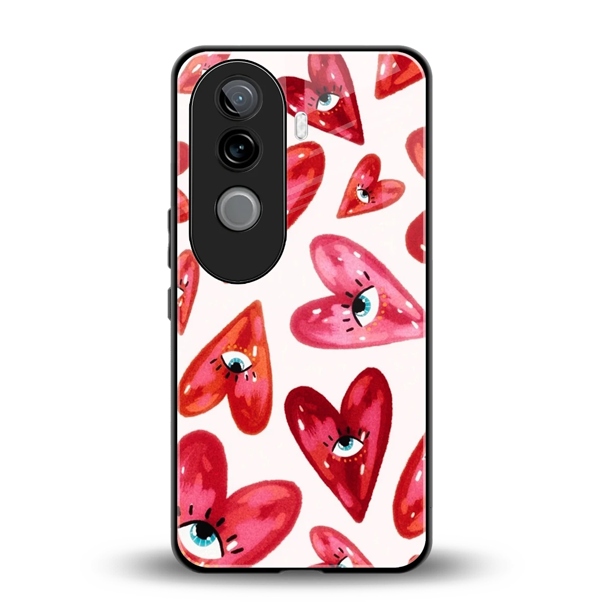 Lash Love back phone cover | glass case for vivo v40e