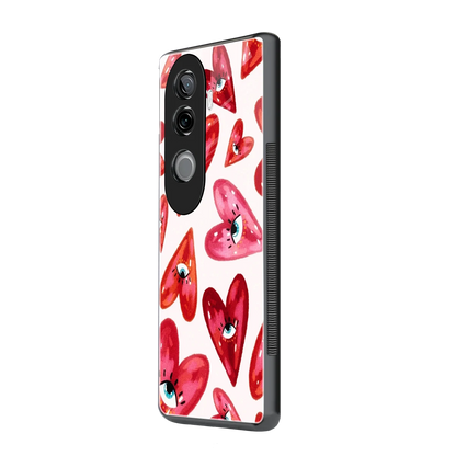 Lash Love vivo v40e mobile cover | shockproof glass phone case