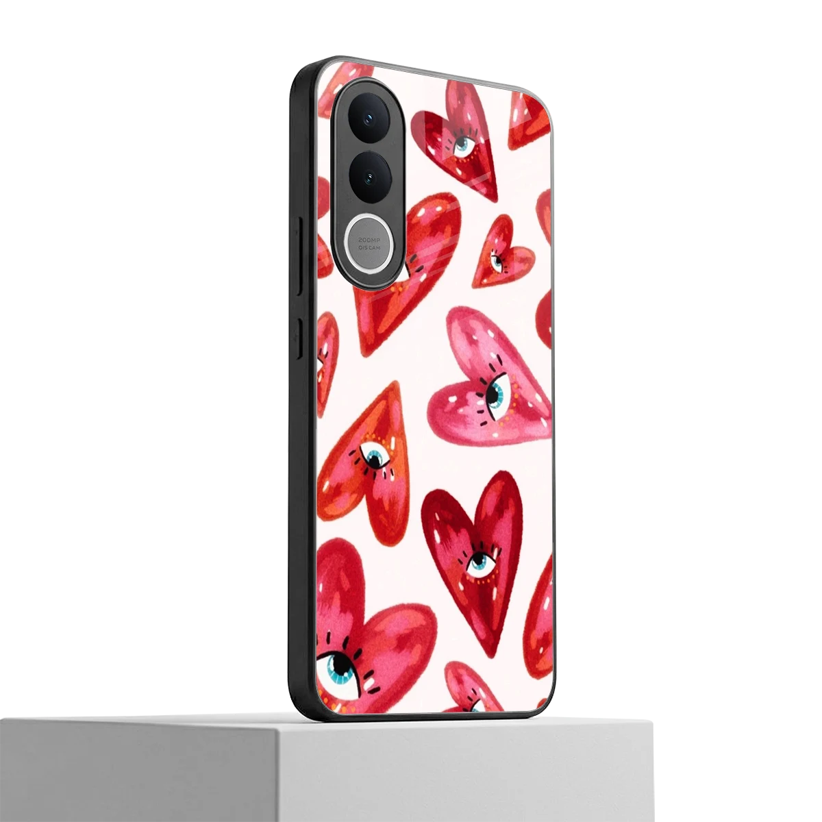 Lash Love vivo v70 fe mobile cover | shockproof glass phone case