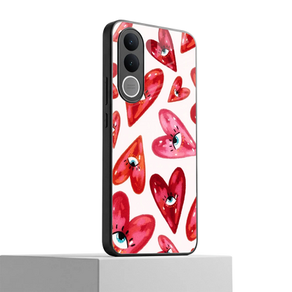 Lash Love vivo v70 fe mobile cover | shockproof glass phone case