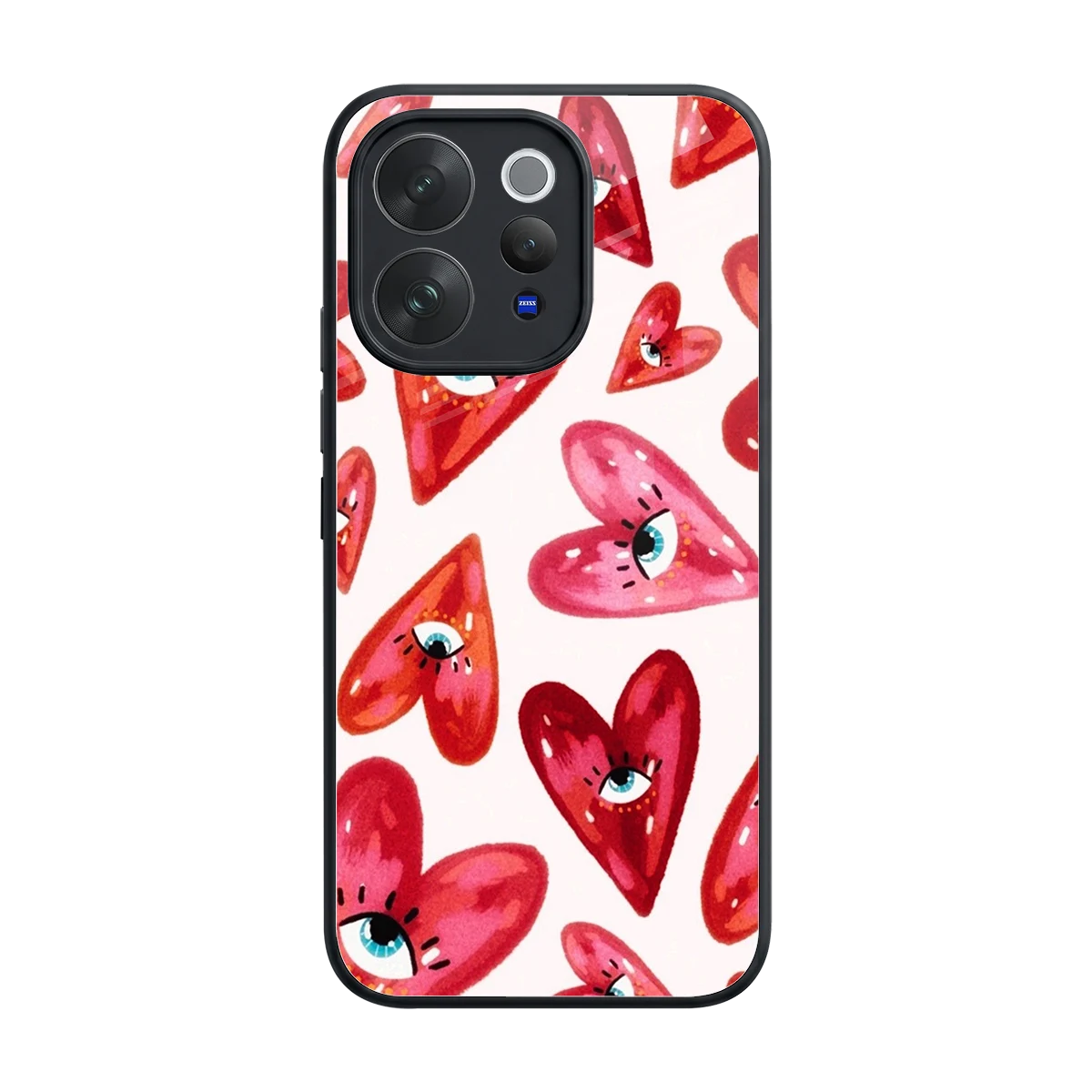 Lash Love back phone cover | glass case for vivo v70 elite