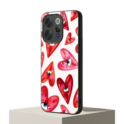 Lash Love vivo v70 mobile cover | shockproof glass phone case