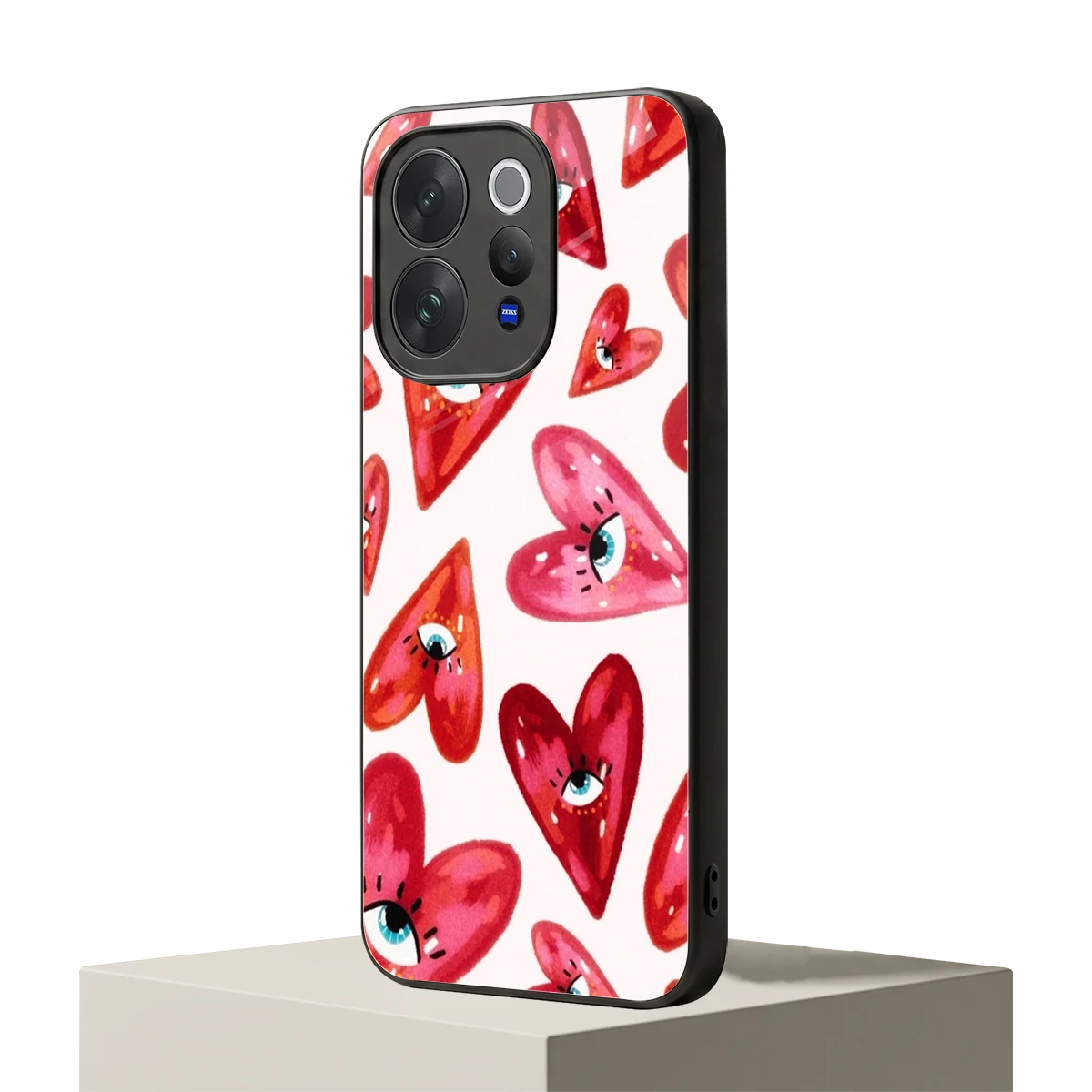 Lash Love vivo v70 elite mobile cover | shockproof glass phone case