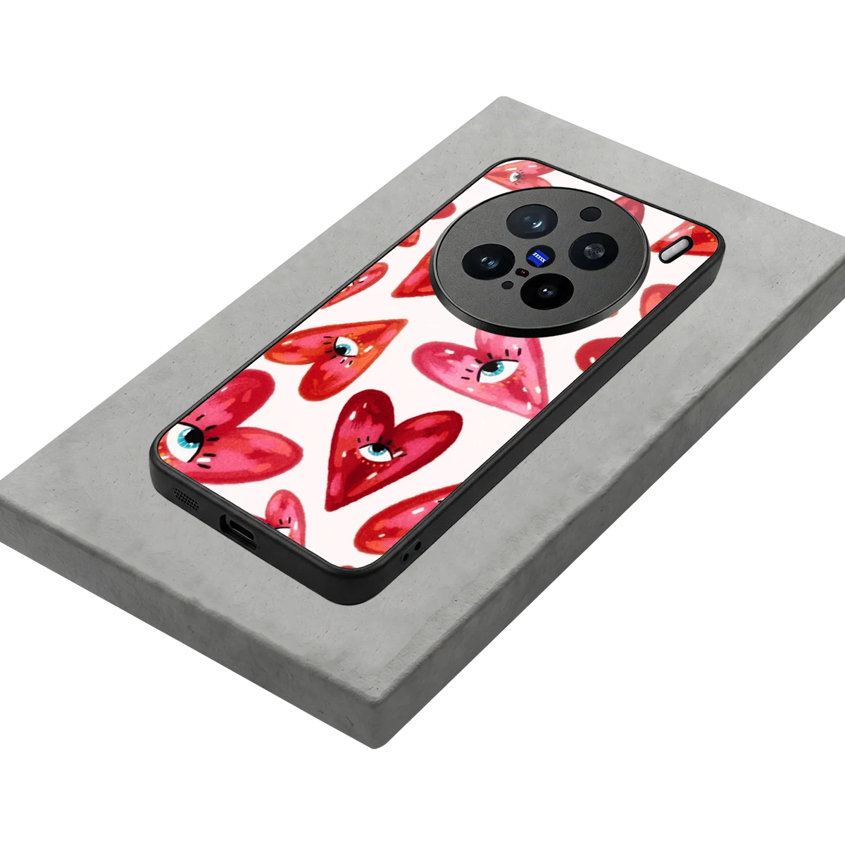 Lash Love stylish phone case for vivo x200 pro | glossy glass and slim fit