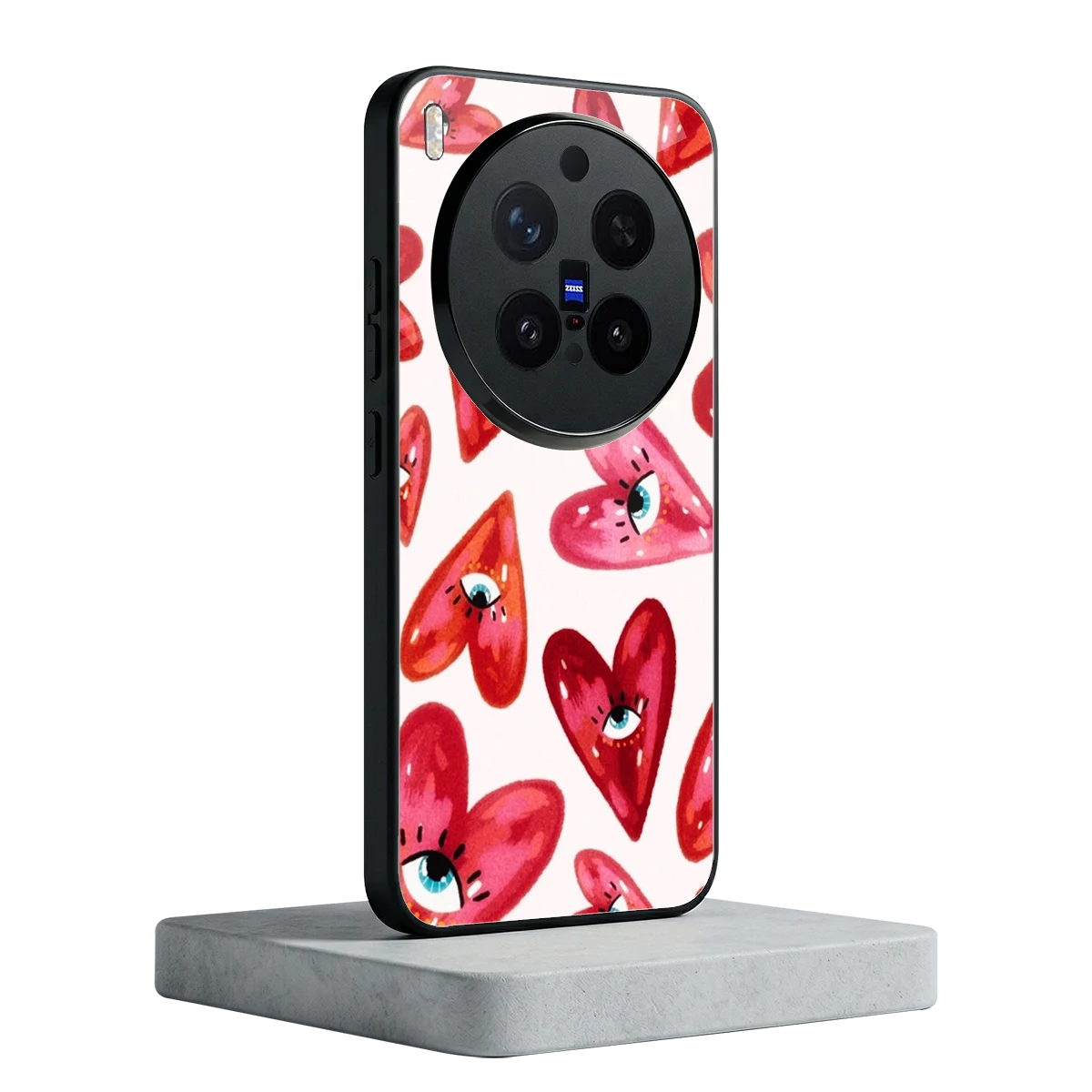 Lash Love vivo x300 pro mobile cover | shockproof glass phone case