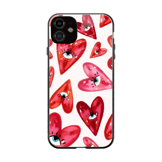 Lash Love back phone cover | glass case for iphone 12