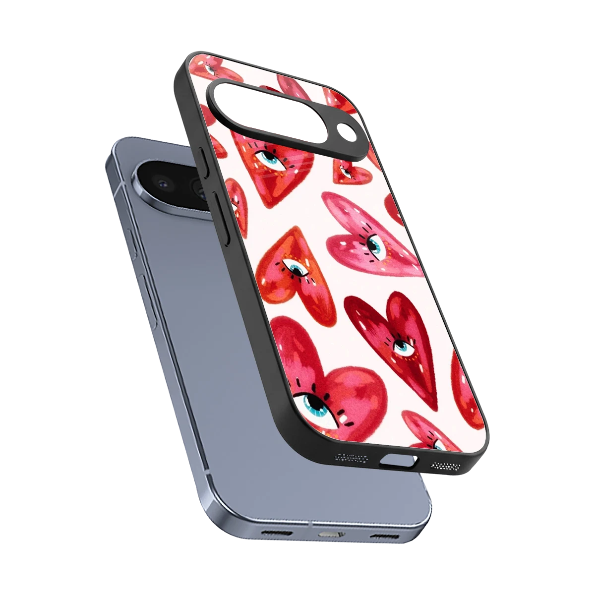 Lash Love sleek google pixel 10 cover with tempered glass back and TPU edges