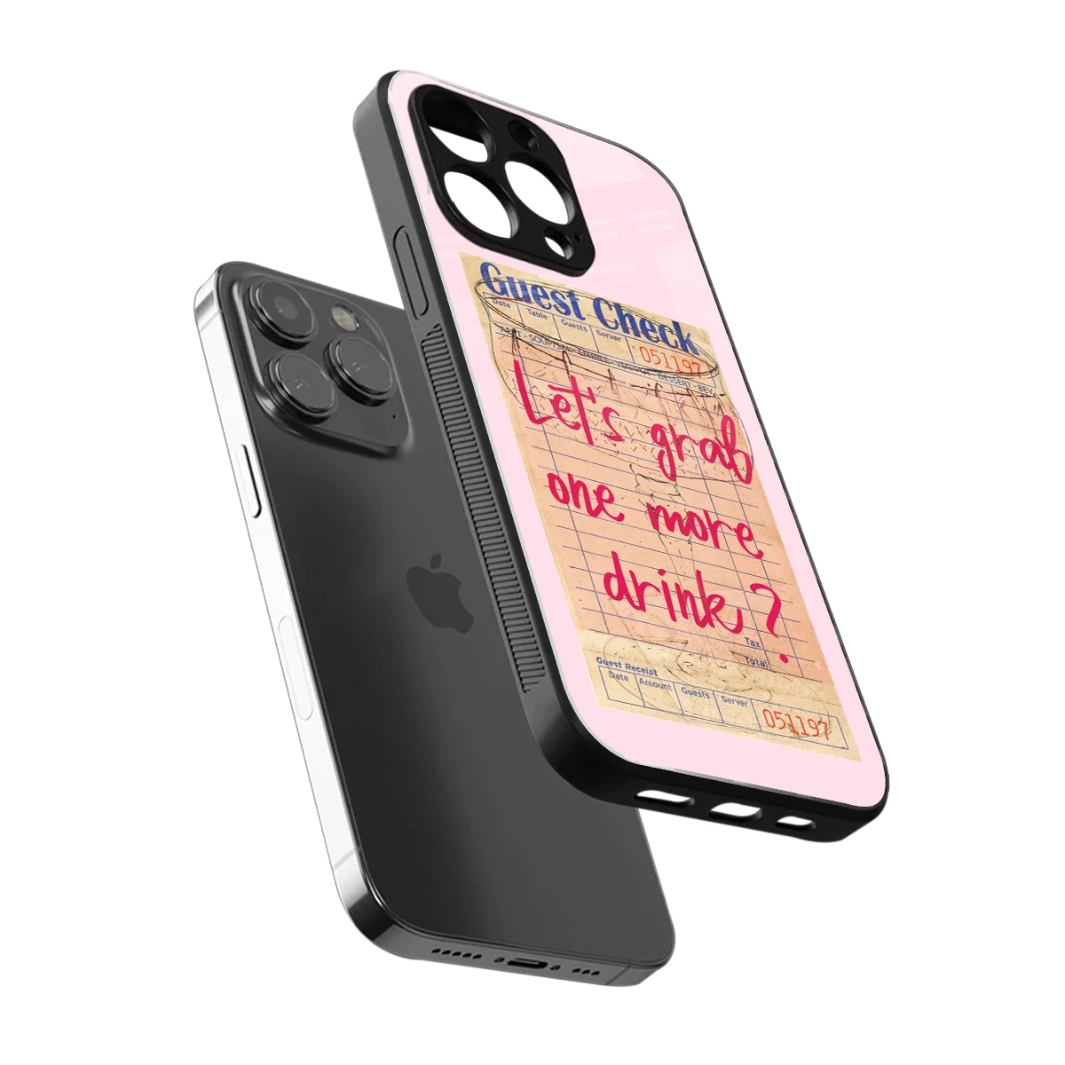 Last Call sleek iphone 13 pro cover with tempered glass back and TPU edges