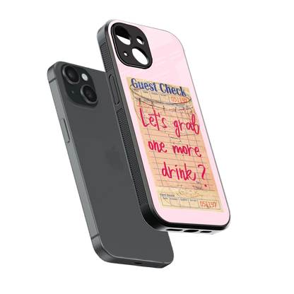Last Call sleek iphone 13 cover with tempered glass back and TPU edges