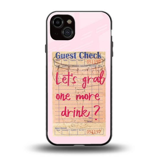 Last Call back phone cover | glass case for iphone 14 plus