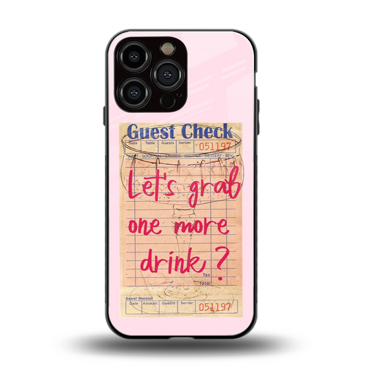 Last Call back phone cover | glass case for iphone 15 pro max