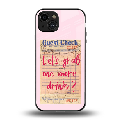 Last Call back phone cover | glass case for iphone 15