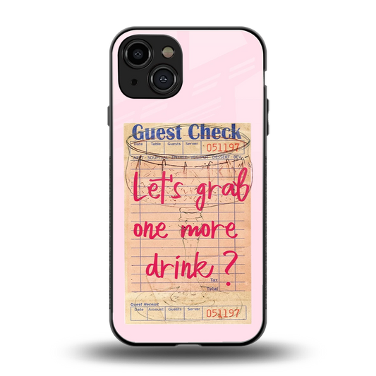 Last Call back phone cover | glass case for iphone 15