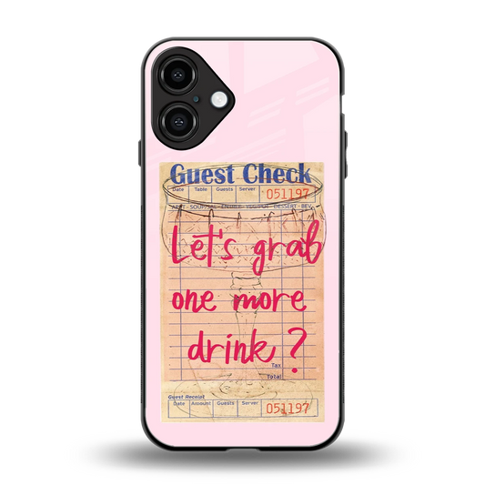 Last Call back phone cover | glass case for iphone 16 plus
