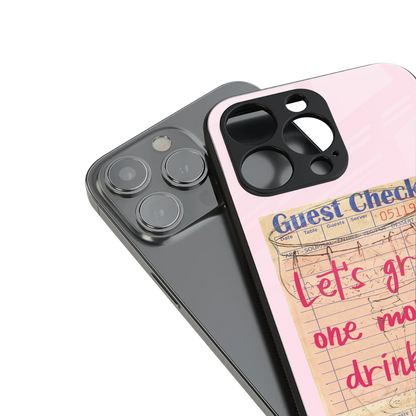 Last Call stylish phone case for iPhone 16 | glossy glass and slim fit