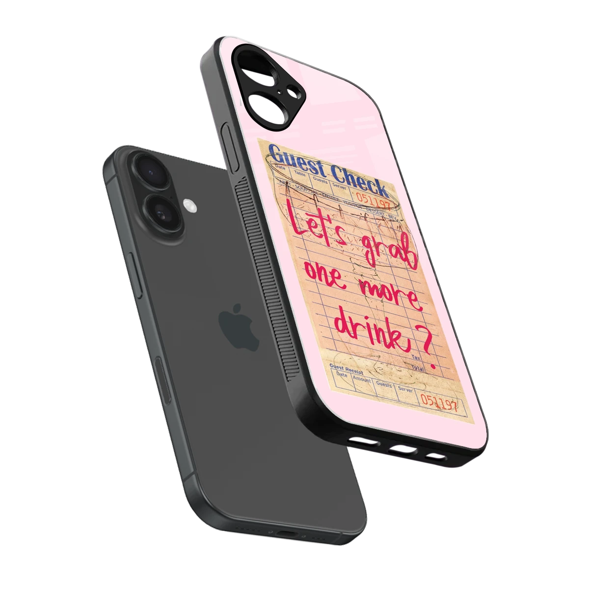 Last Call sleek iPhone 16 cover with tempered glass back and TPU edges