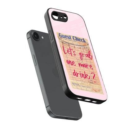 Last Call sleek iphone 16e cover with tempered glass back and TPU edges
