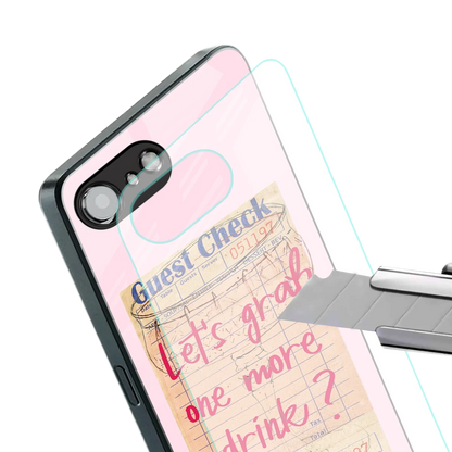 Last Call stylish phone case for iphone 16e | glossy glass and slim fit