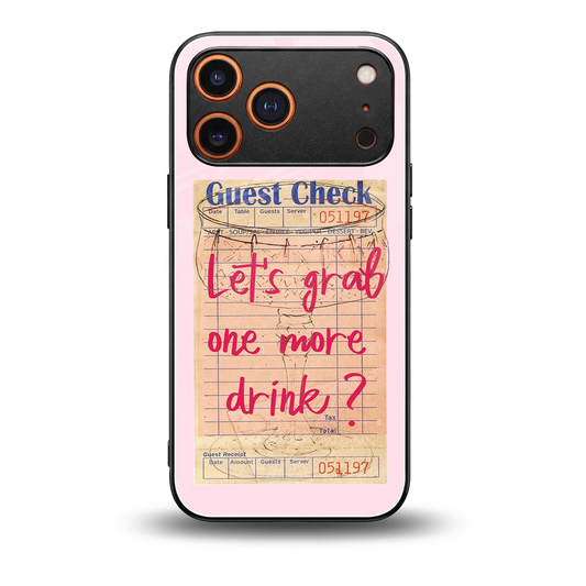Last Call back phone cover | glass case for iphone 17 pro max
