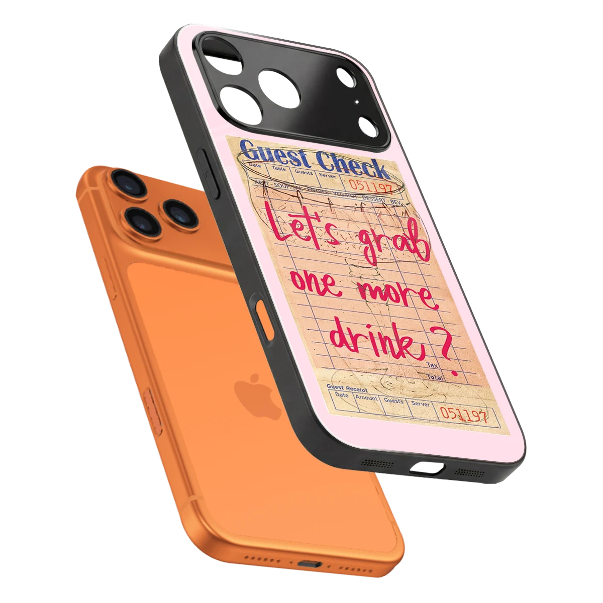Last Call sleek iphone 17 pro max cover with tempered glass back and TPU edges