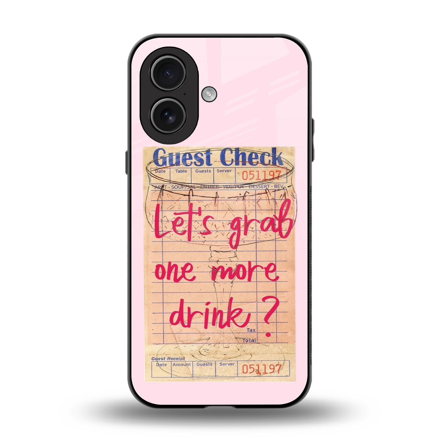 Last Call back phone cover | glass case for iphone 17