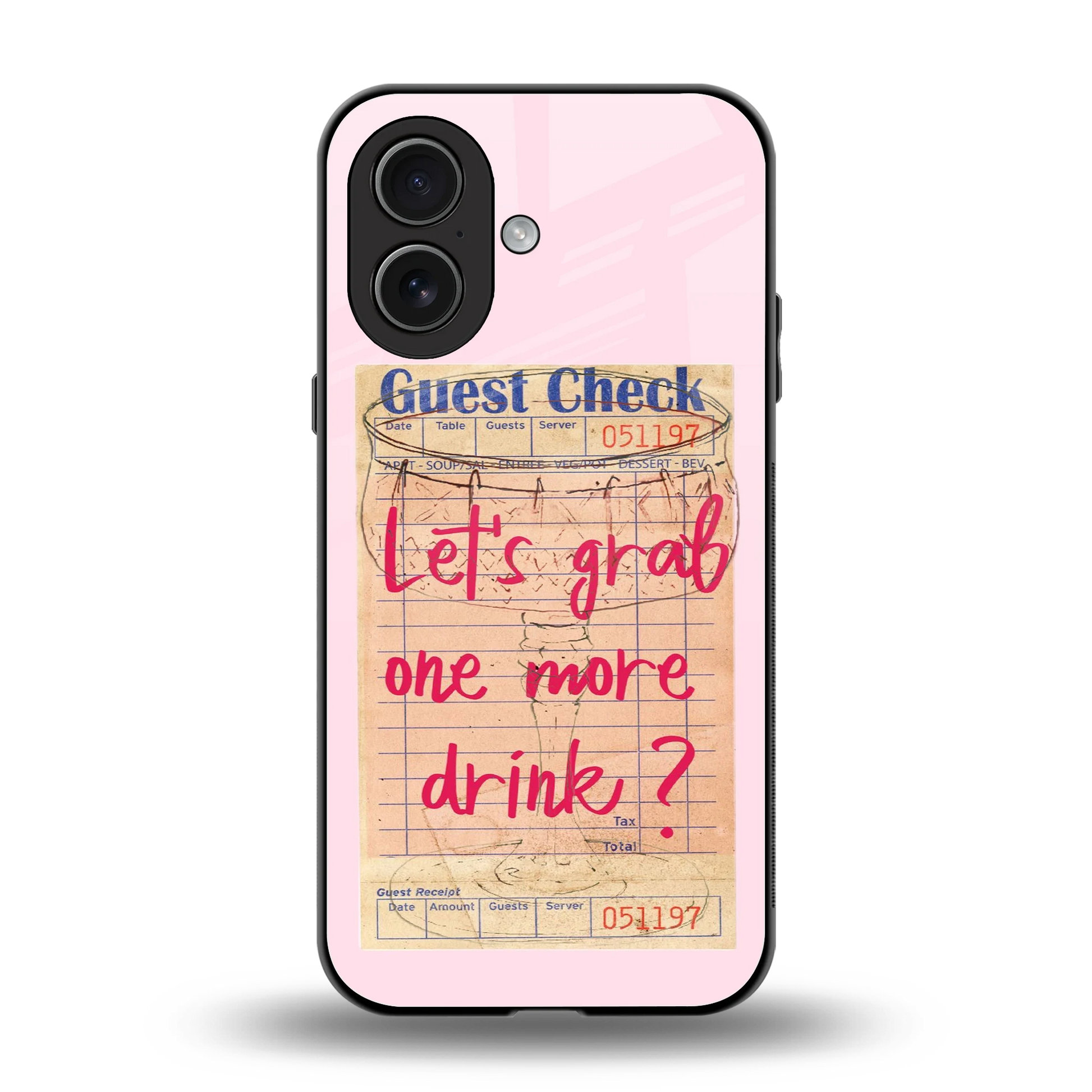 Last Call back phone cover | glass case for iphone 17
