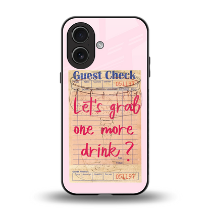 Last Call back phone cover | glass case for iphone 17