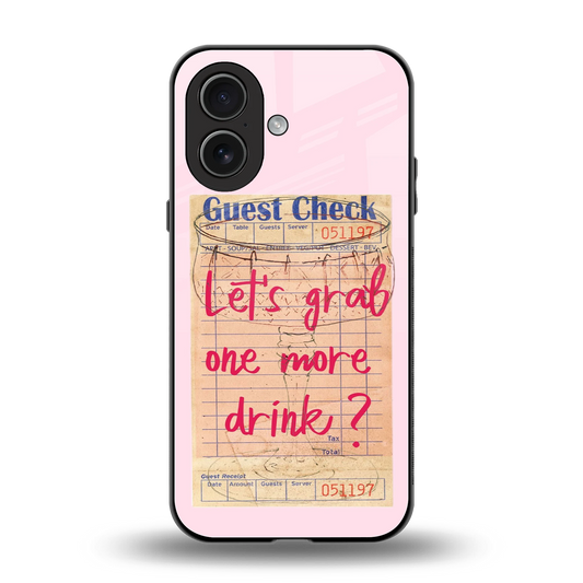 Last Call back phone cover | glass case for iphone 17