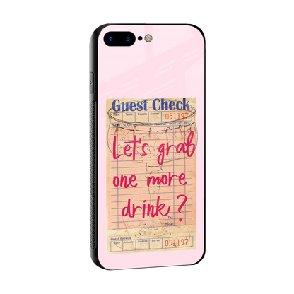 Last Call sleek iphone 8 plus cover with tempered glass back and TPU edges