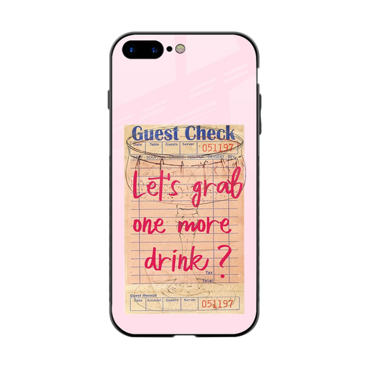 Last Call back phone cover | glass case for iphone 7 plus