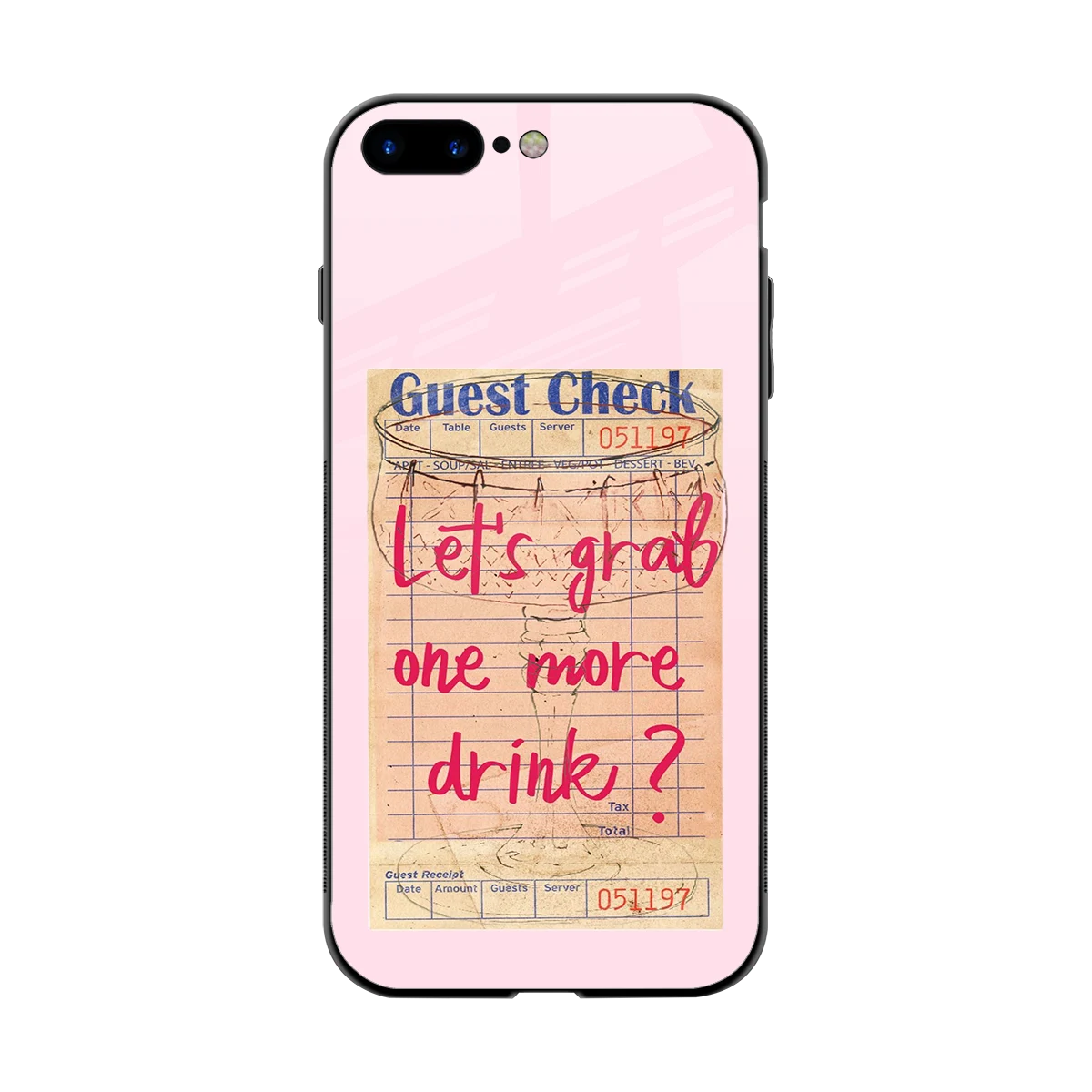 Last Call back phone cover | glass case for iphone 8 plus