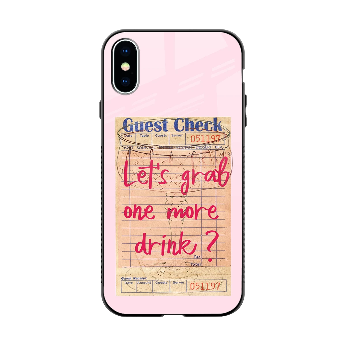 Last Call back phone cover | glass case for iphone xs