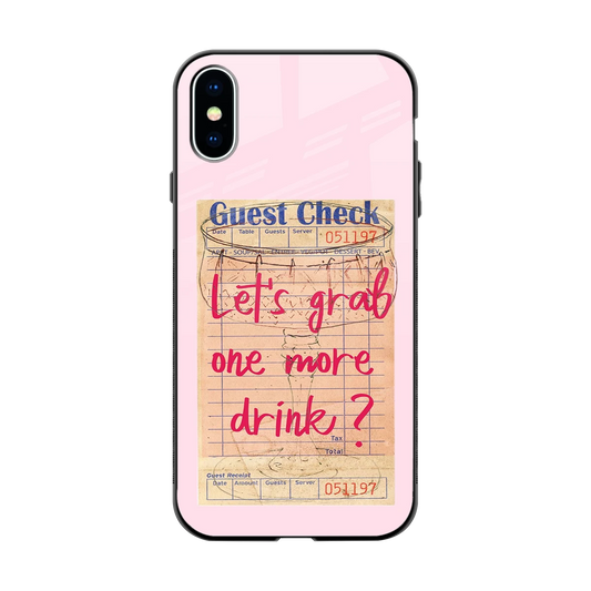 Last Call back phone cover | glass case for iphone xs